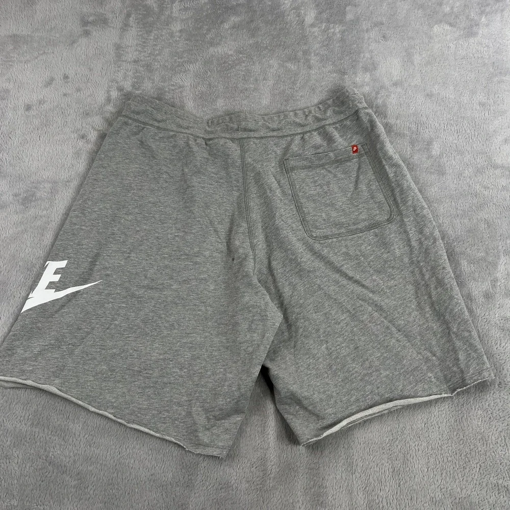 Nike Sportswear Alumni Shorts 2XL Grey French Terry Mens Fleece Athletic Sweat